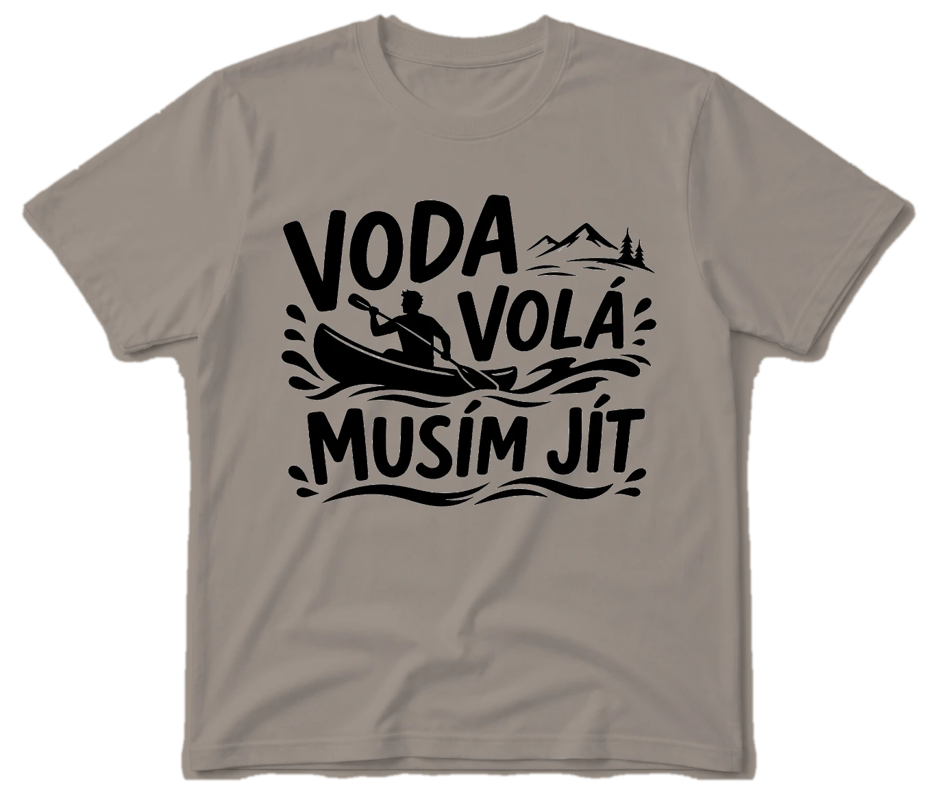 Vodácké tričko - Voda volá (kajak)