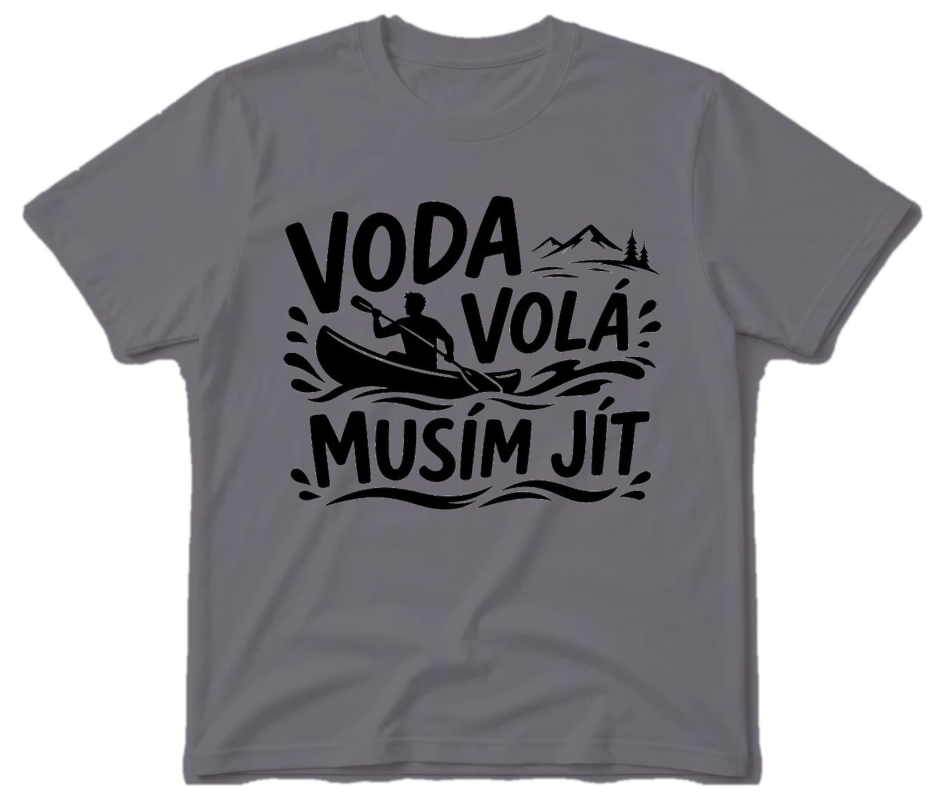 Vodácké tričko - Voda volá (kajak)