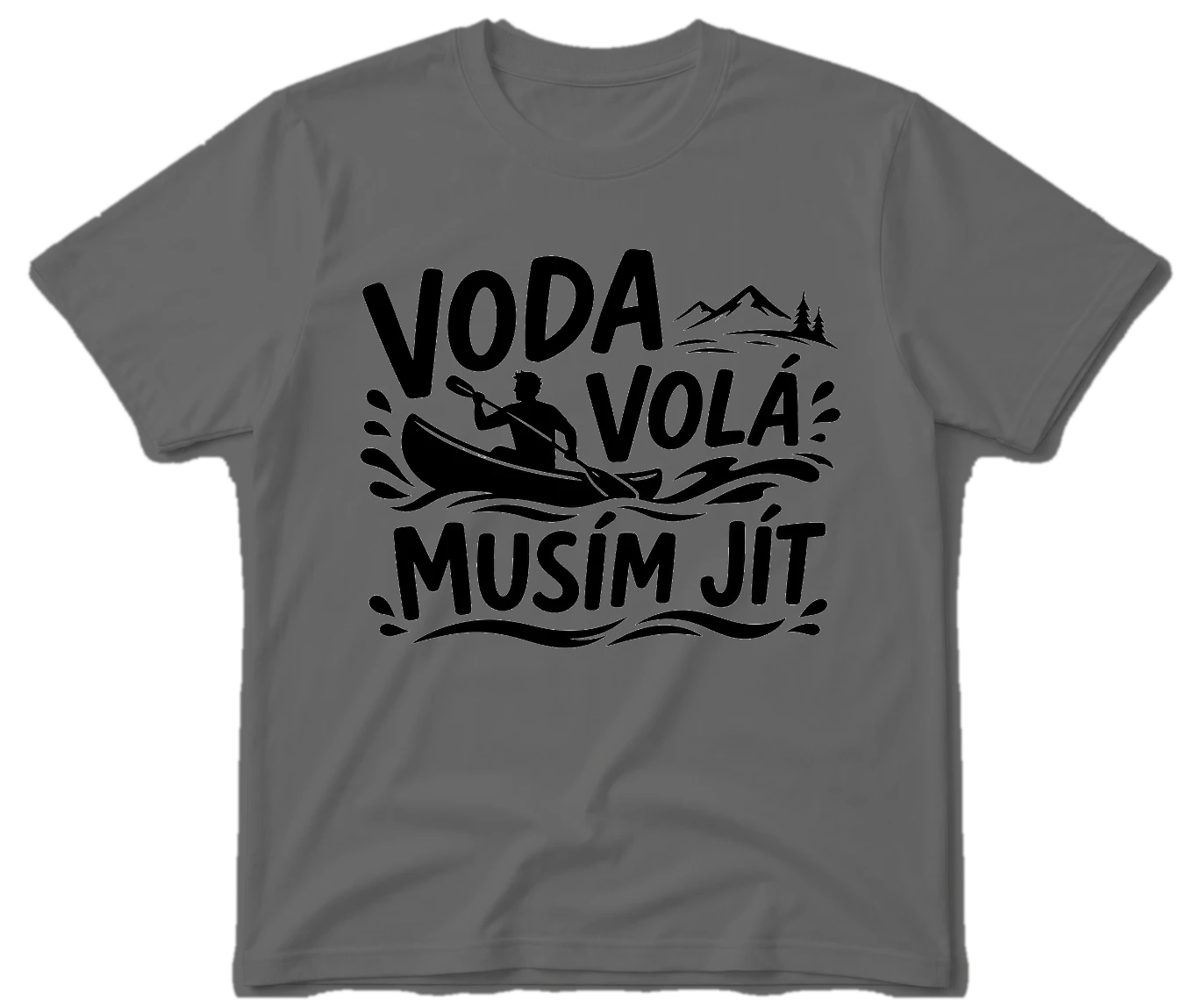Vodácké tričko - Voda volá (kajak)