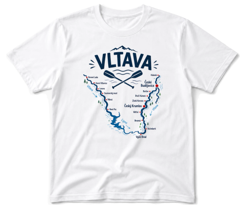 Vodácké tričko Vltava
