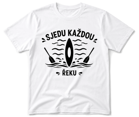 Vodácké tričko - Sjedu každou řeku