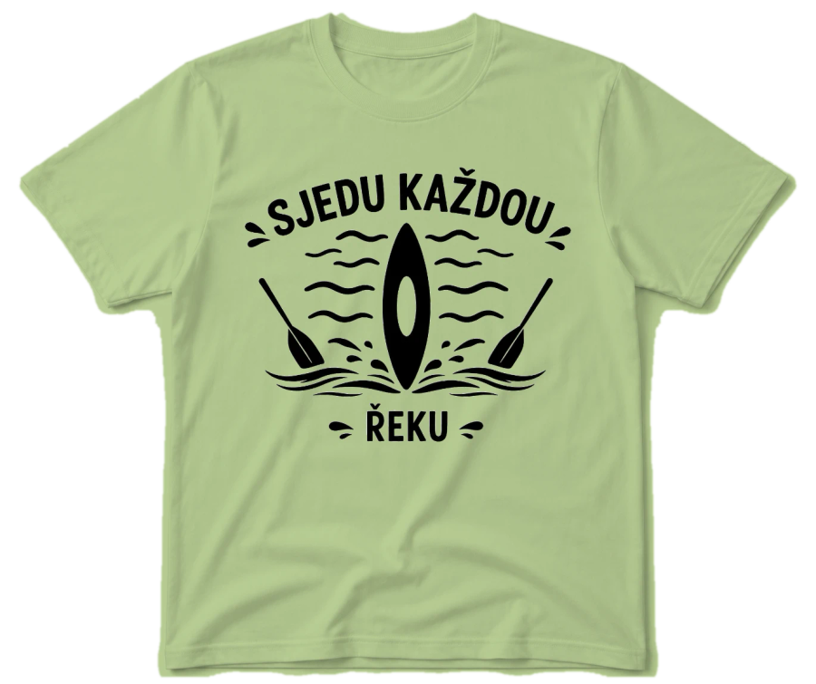 Vodácké tričko - Sjedu každou řeku