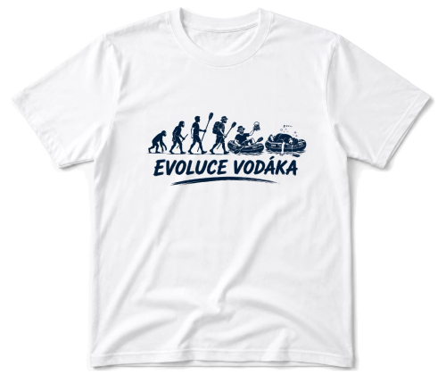 Vodácké tričko - Evoluce vodáka raft