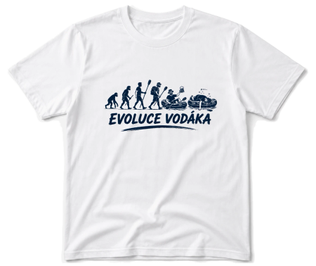 Vodácké tričko - Evoluce vodáka raft