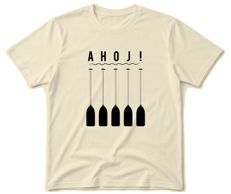 Vodácké tričko - Ahoj pádla