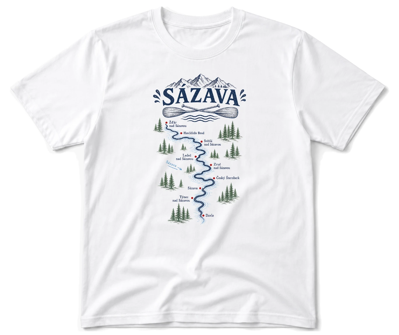 Vodácké tričko Sázava