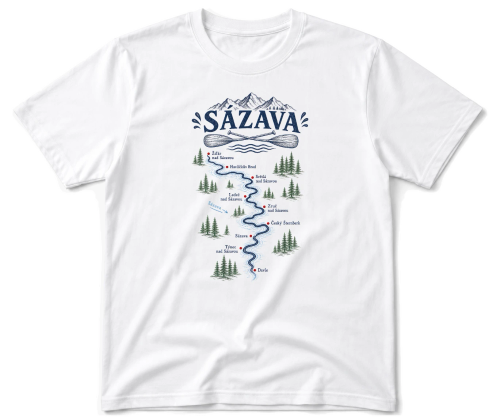 Vodácké tričko Sázava