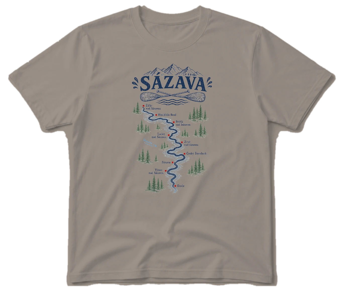 Vodácké tričko Sázava