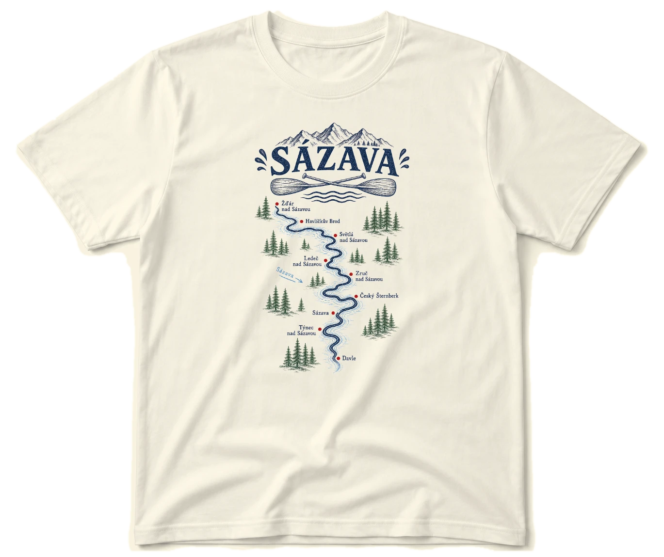 Vodácké tričko Sázava