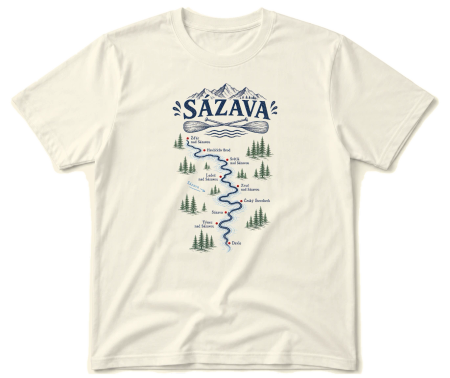 Vodácké tričko Sázava
