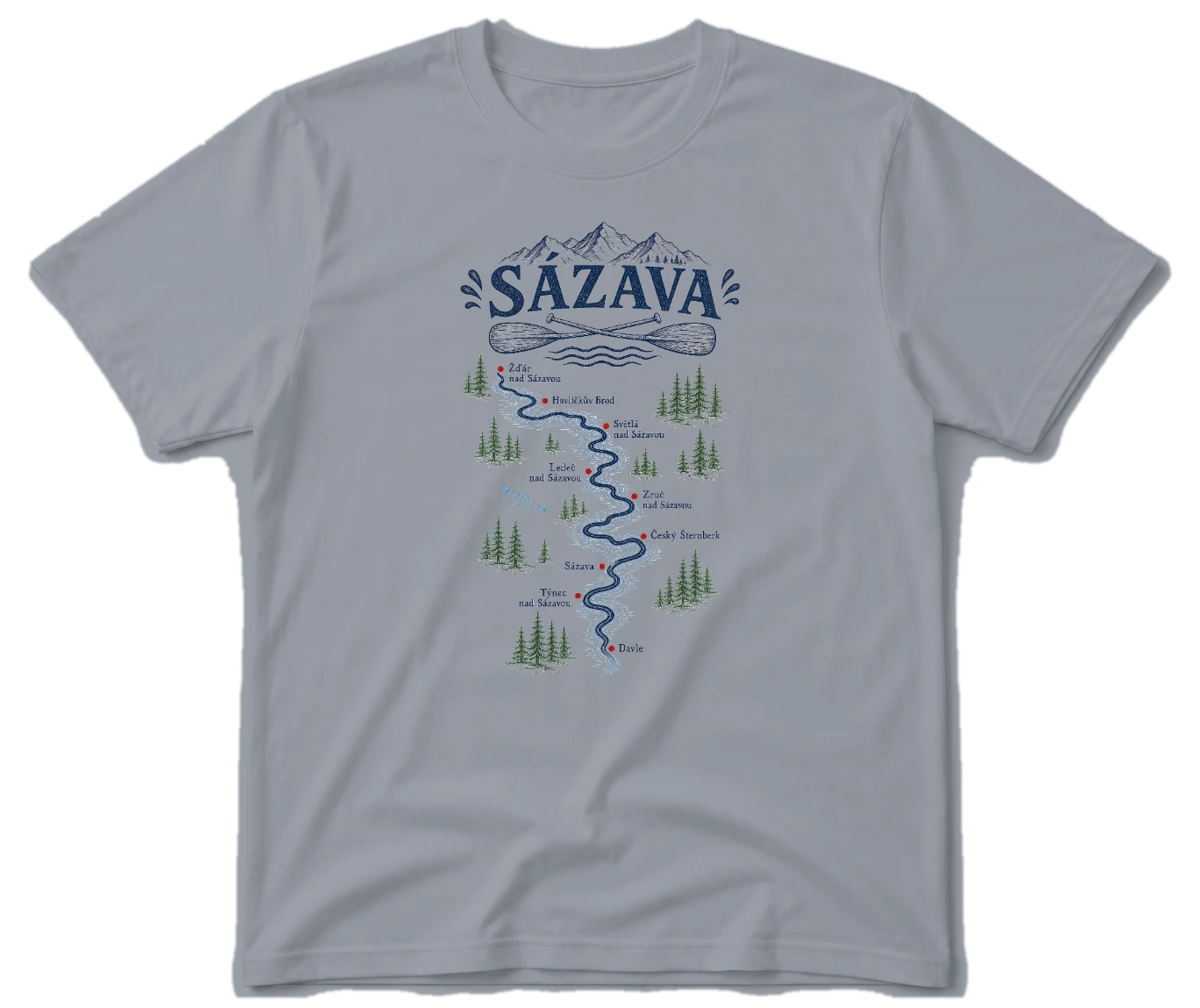 Vodácké tričko Sázava