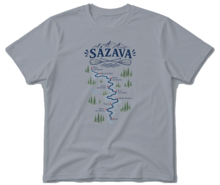 Vodácké tričko Sázava