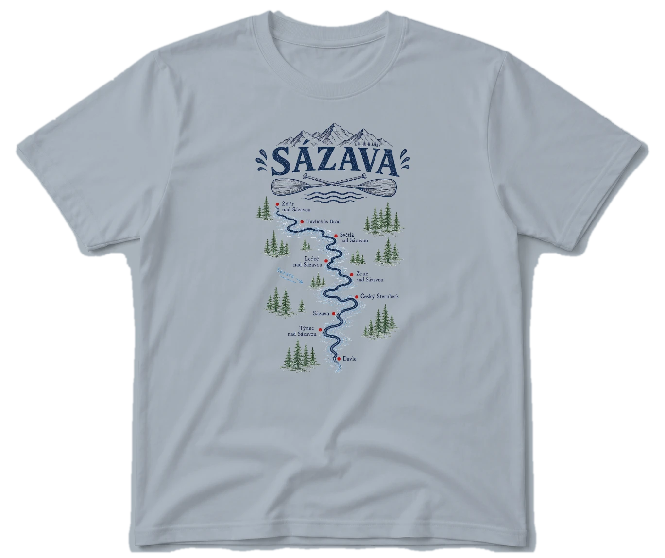 Vodácké tričko Sázava