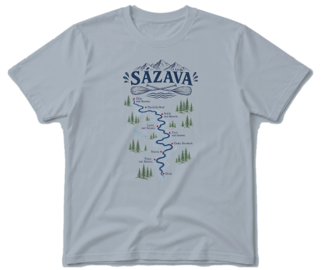Vodácké tričko Sázava