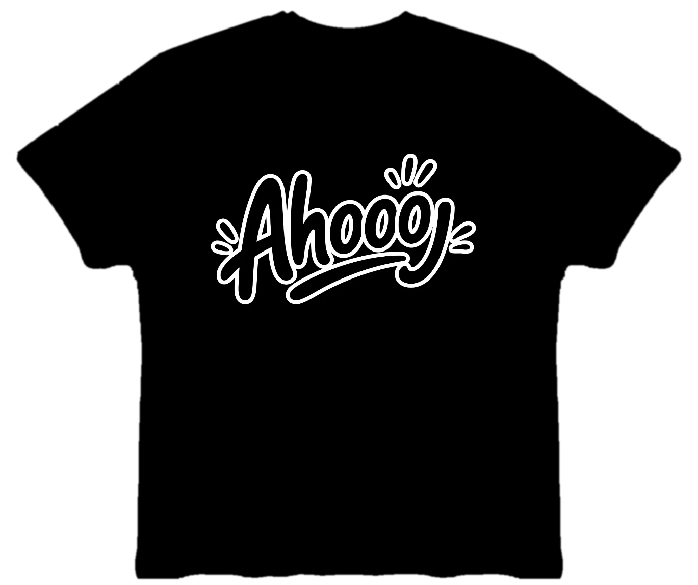 Vodácké tričko - Ahooj outline