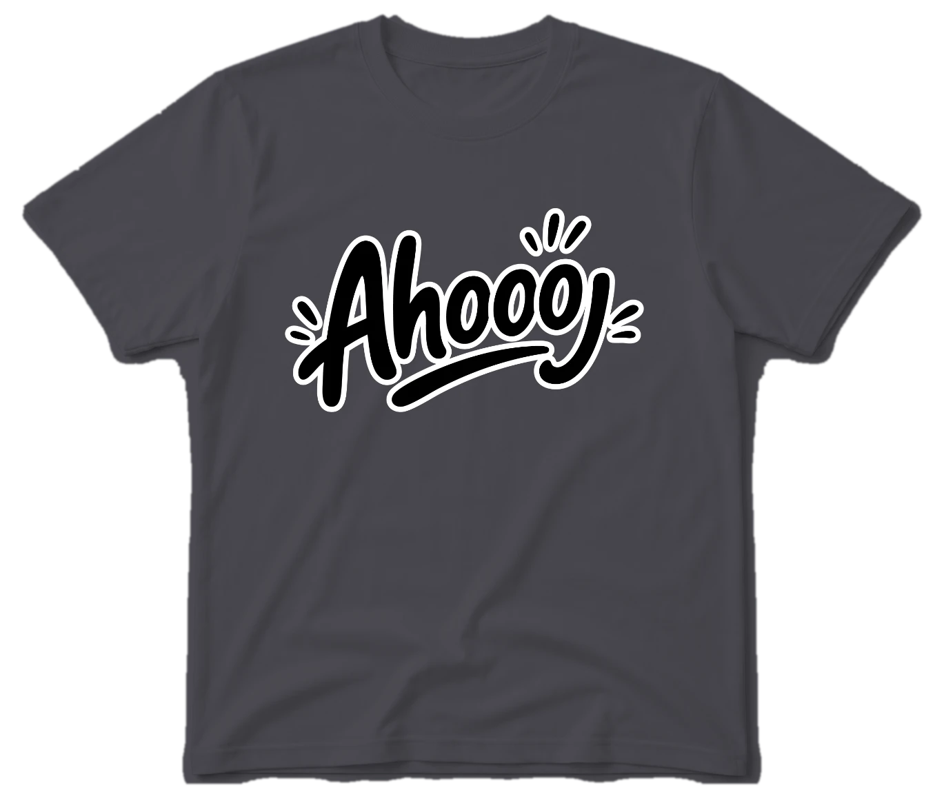 Vodácké tričko - Ahooj outline