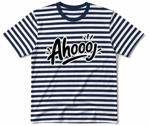 Vodácké tričko - Ahooj outline