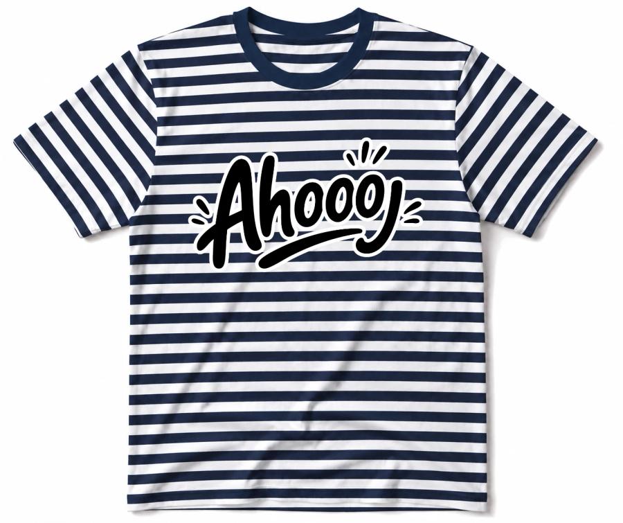 Vodácké tričko - Ahooj outline