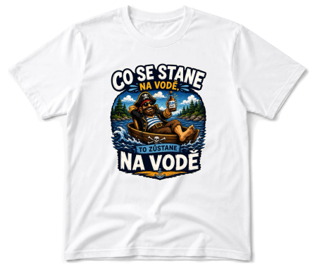 Vodácké tričko co se stane na vodě Pirát
