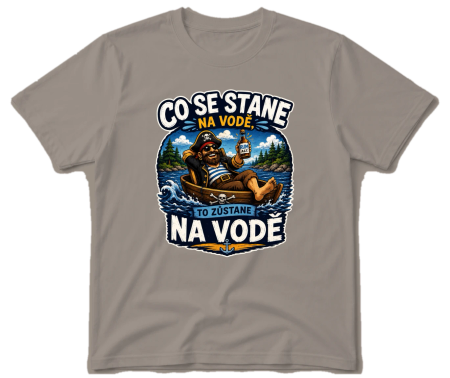 Vodácké tričko co se stane na vodě Pirát