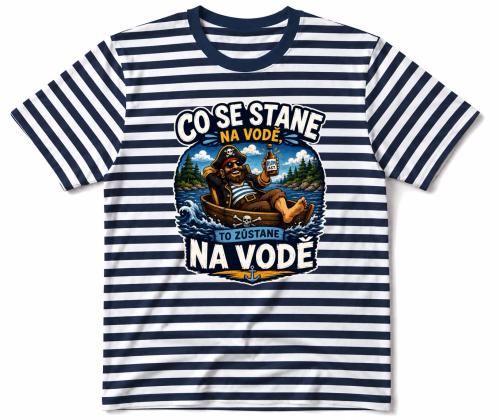 Vodácké tričko co se stane na vodě Pirát