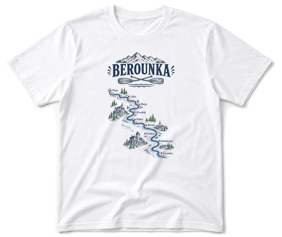 Vodácké tričko Berounka