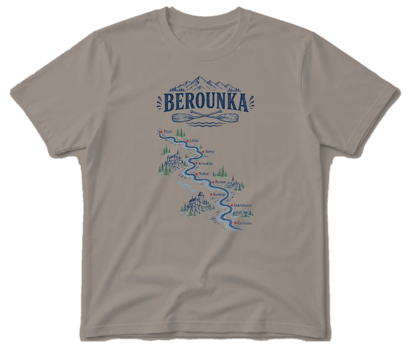 Vodácké tričko Berounka