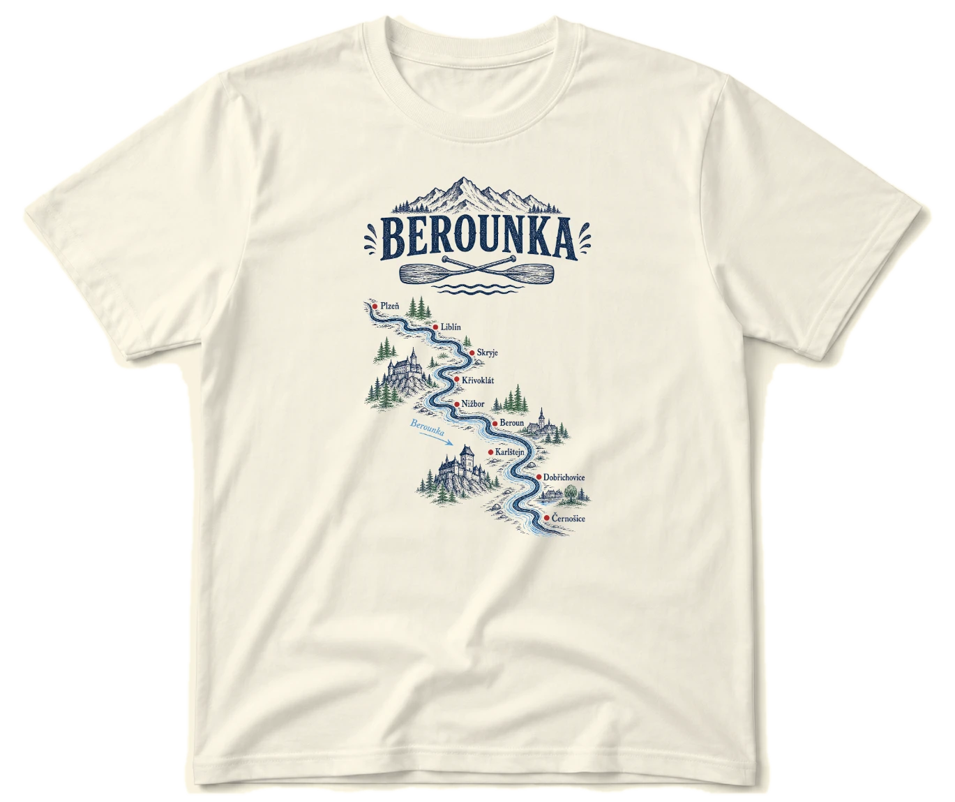 Vodácké tričko Berounka
