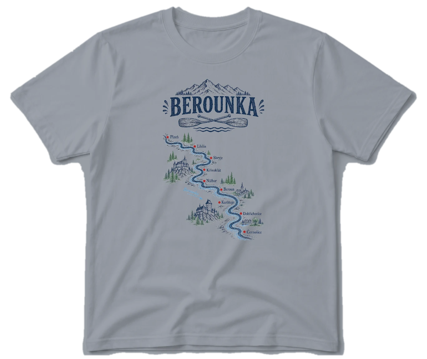 Vodácké tričko Berounka
