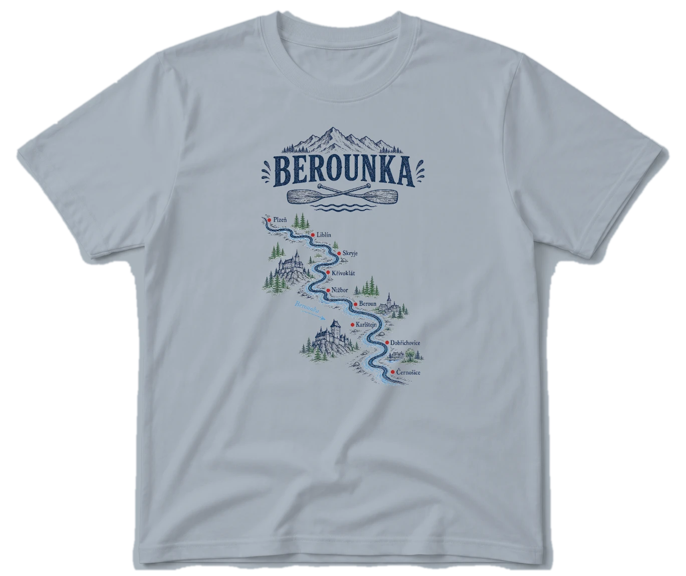 Vodácké tričko Berounka