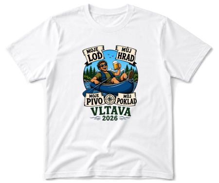Vodácké tričko - Moje loď můj hrad