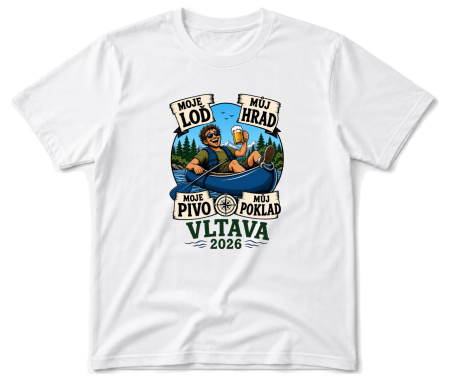 Vodácké tričko - Moje loď můj hrad